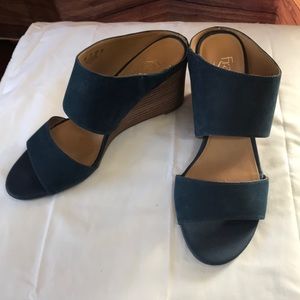 Blue sandals